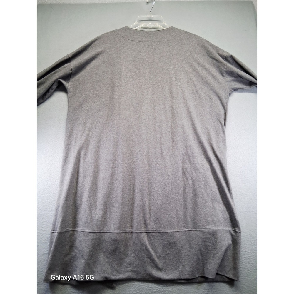 Eileen Fisher Women Full‎ Body Cardigan Gray Pockets Size Large - Picture 7 of 8